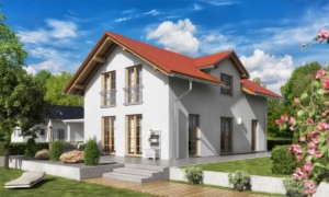 Massivhaus mit Satteldach