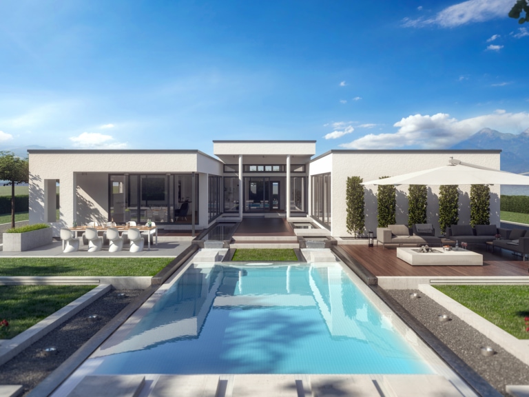 Bungalow AMBIENCE 209 FD mit Flachdach