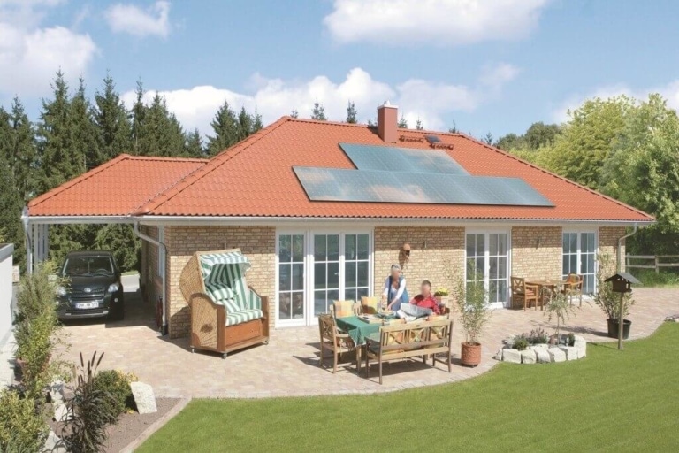 Bungalow Bornholm mit Klinker Fassade