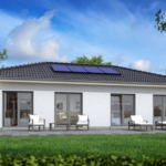 Bungalow mit Walmdach