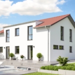 Satteldachhaus mit Glas