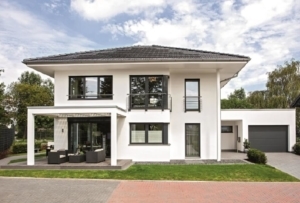 Stadtvilla mit Putz