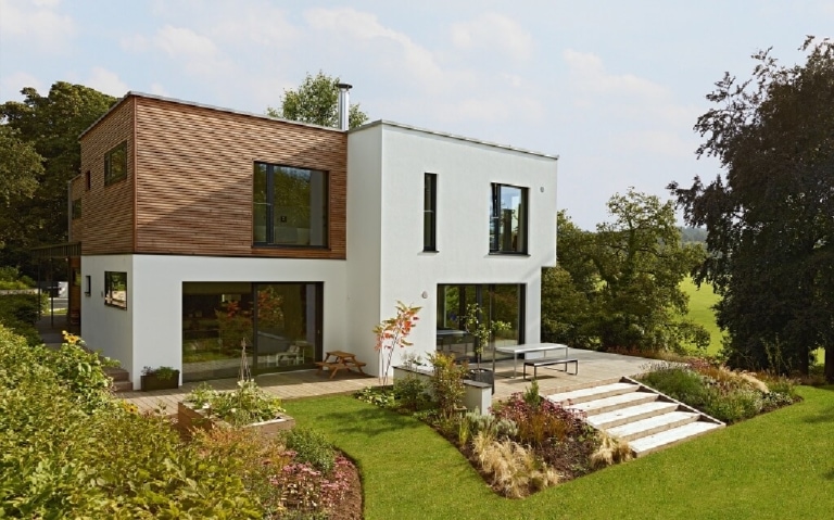 Modernes Designhaus Villa Crichton mit Flachdach