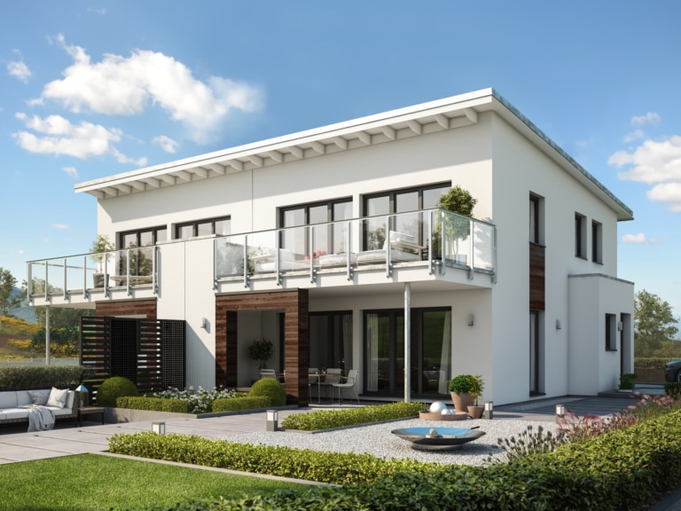 Modernes Doppelhaus CELEBRATION 122 V4 L