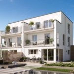 Kubushaus mit Balkon