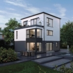 Kubushaus mit Dachterrasse