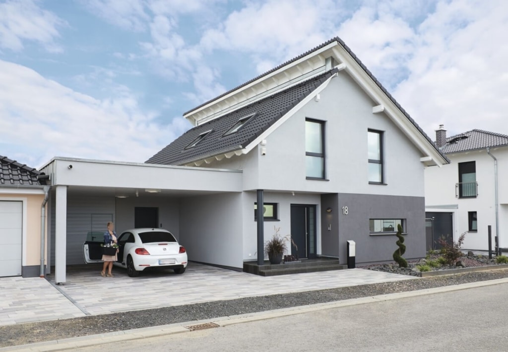 Pultdachhaus Fertighaus