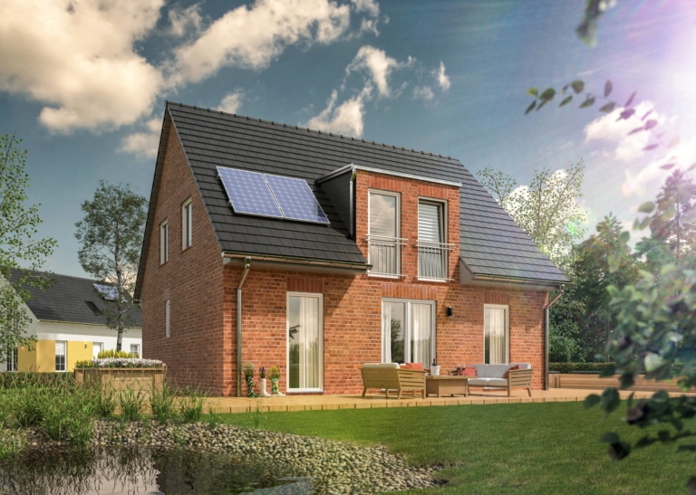 Einfamilienhaus FLAIR 134 mit Klinker Fassade