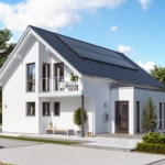Satteldachhaus mit Erker