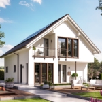 Satteldachhaus mit Balkon