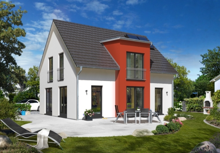 Massivhaus LICHTHAUS 121 – STYLE mit Satteldach