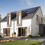 Satteldachhaus mit Terrasse