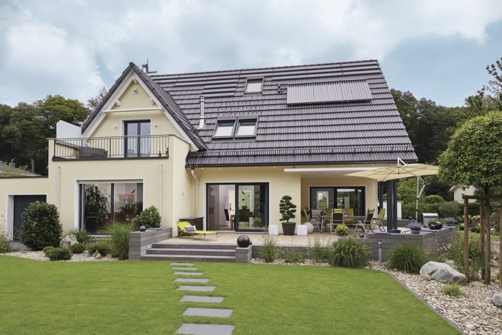 Extravagantes Einfamilienhaus mit Satteldach