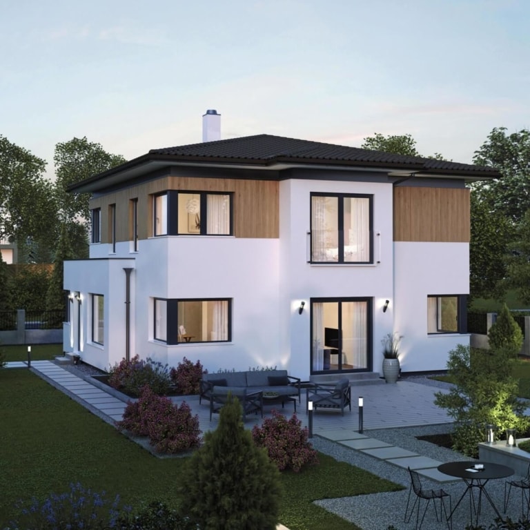 Fertighaus Stadtvilla modern ELK Haus 161