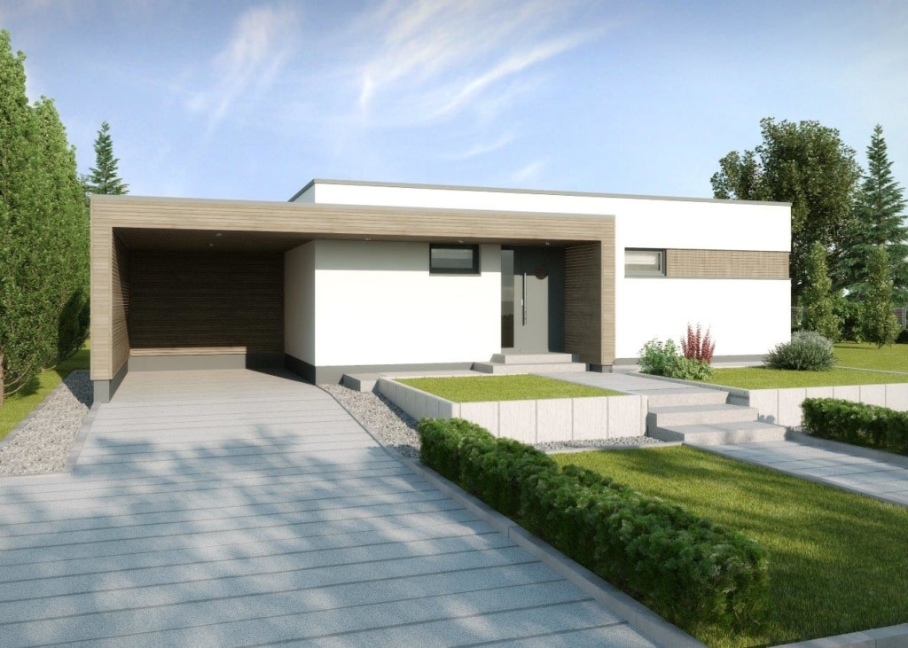 Bungalow Gomera modern mit Flachdach