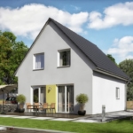 Satteldachhaus mit Putz