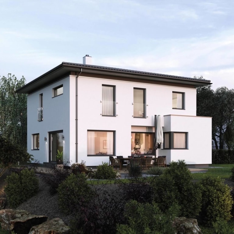 Moderne Stadtvilla ELK Haus 162 Walmdach