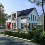 Einfamilienhaus mit Balkon