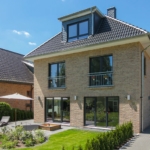 Stadtvilla mit Klinker