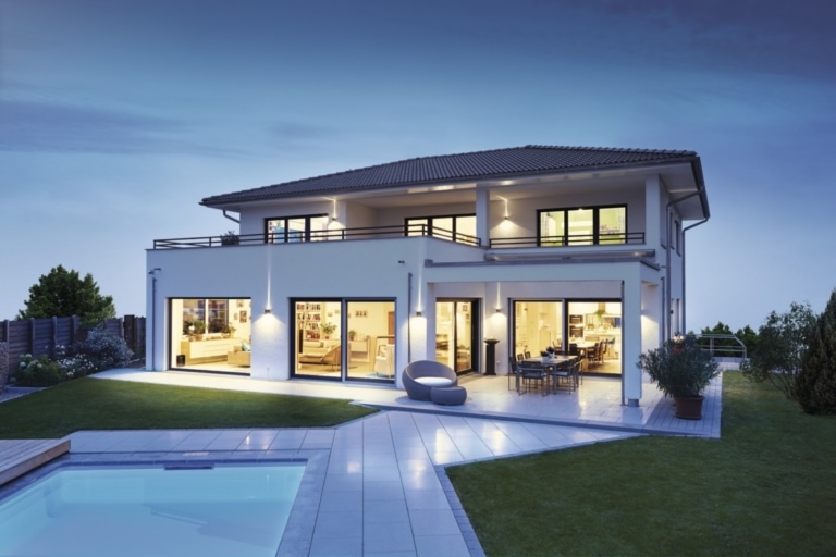 Moderne WeberHaus Stadtvilla