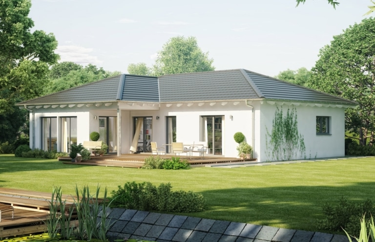 Winkelbungalow AMBIENCE 111 V3 mit Walmdach