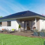 Bungalow mit Walmdach