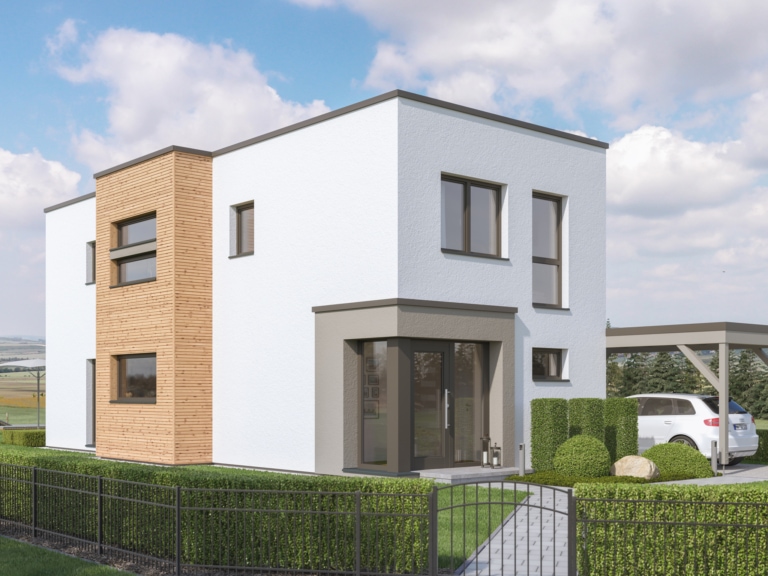 Fertighaus BALANCE 131 V3 im Bauhausstil