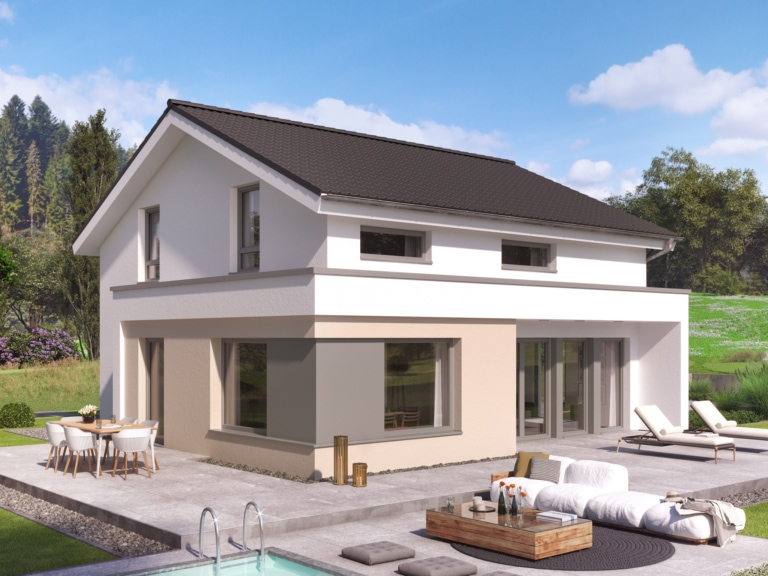 Modernes Fertighaus EVOLUTION 143 V2