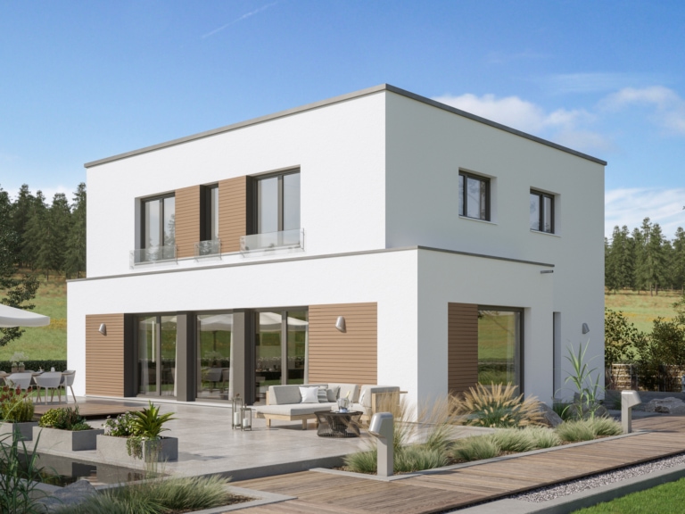 Fertighaus EVOLUTION 164 V5 im Bauhausstil