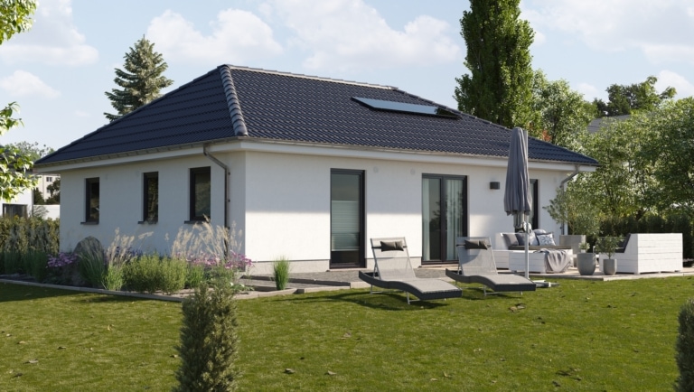 Klassischer BUNGALOW 92 mit Walmdach