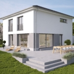 Einfamilienhaus mit Zeltdach