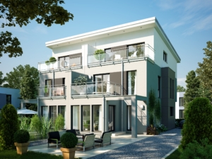 Pultdachhaus mit Glas