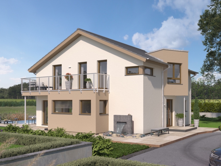 Einfamilienhaus EVOLUTION 177 V3 mit auskragendem Obergeschoss