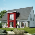 Satteldachhaus mit Klinker