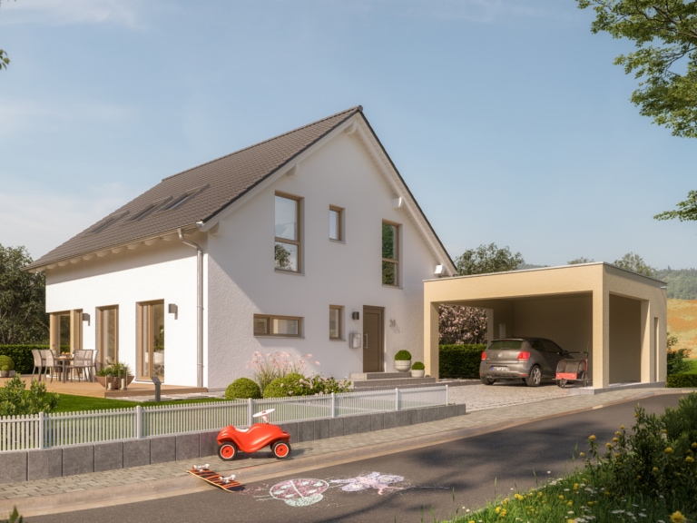 Einfamilienhaus mit Carport SUNSHINE 167 V3