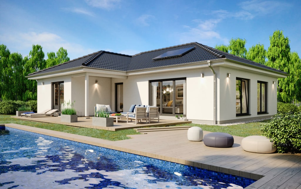 Winkelbungalow SH 122 WB mit Walmdach