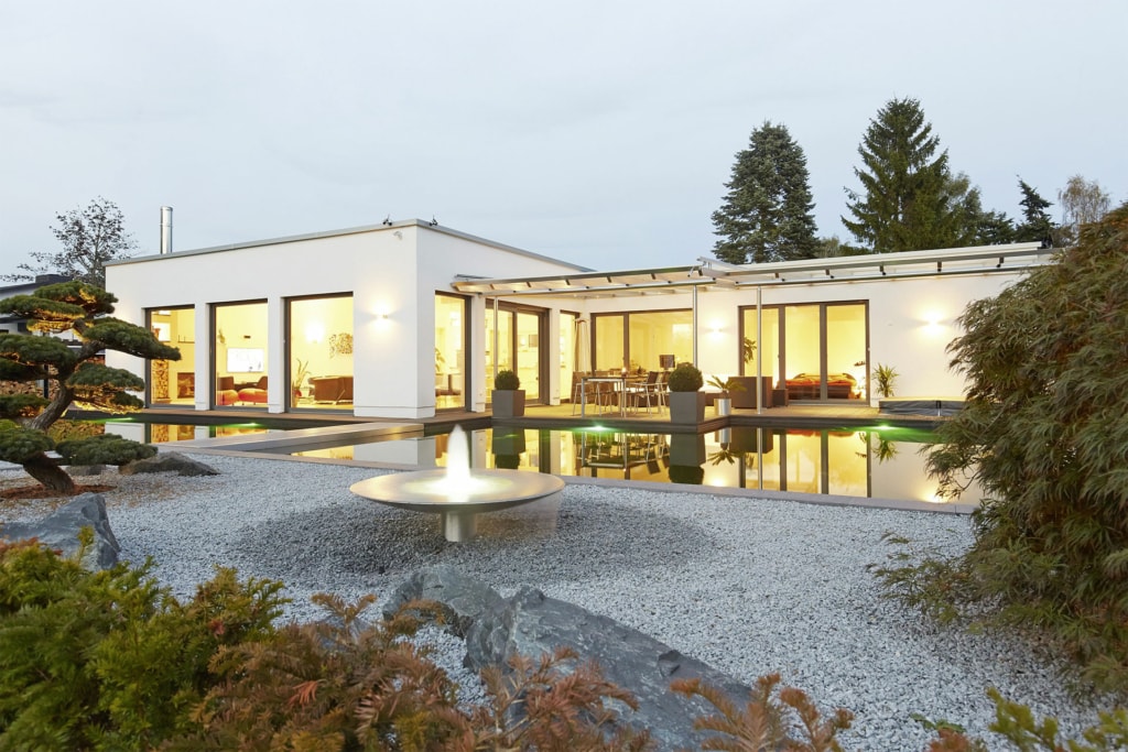 Luxus Fertighaus Bungalow Algarve 182 mit Garage