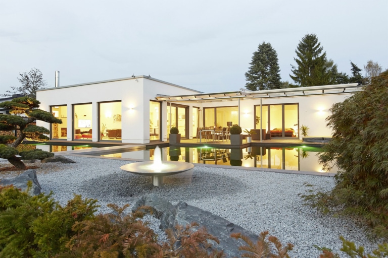 Luxus Fertighaus Bungalow Algarve 182 mit Garage