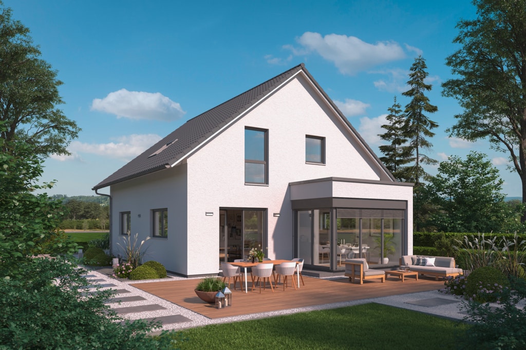 Modernes Einfamilienhaus Feigenallee mit Satteldach