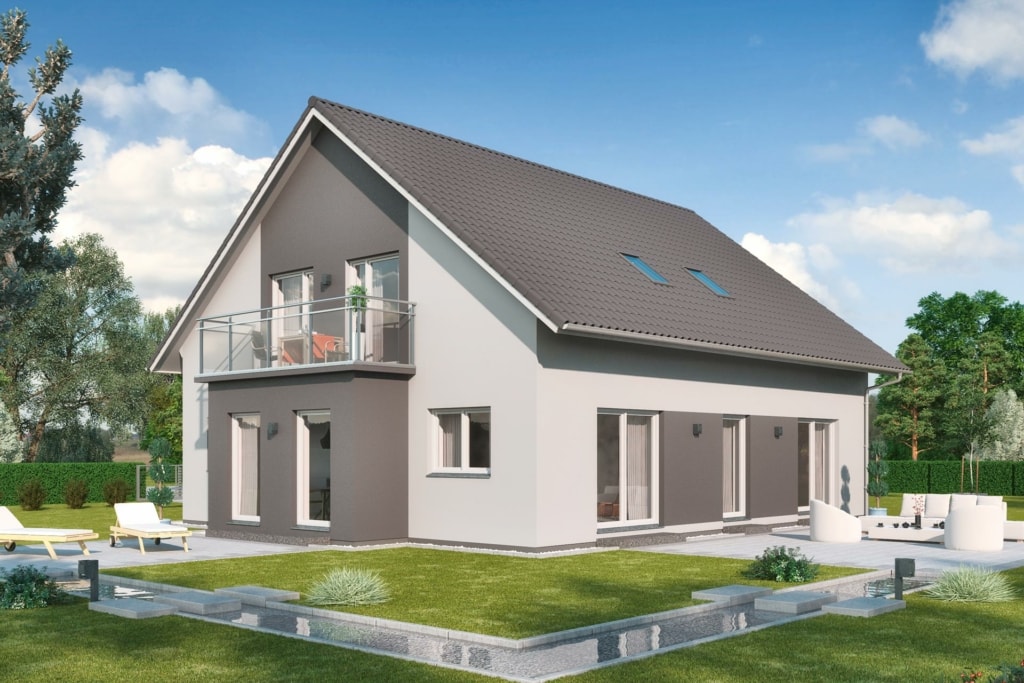 Zweifamilienhaus NEAPEL klassisch mit Satteldach