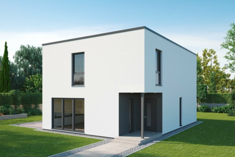 Modernes Haus Princesa mit Galerie und Flachdach