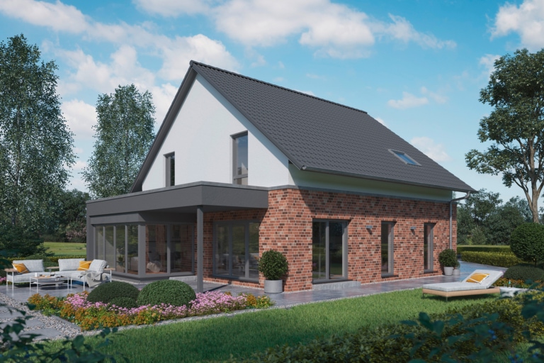 Modernes Einfamilienhaus Eibenallee mit Satteldach