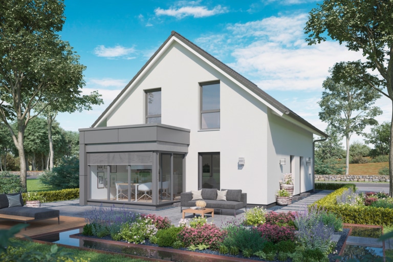 Modernes Einfamilienhaus Walnussallee mit Erker