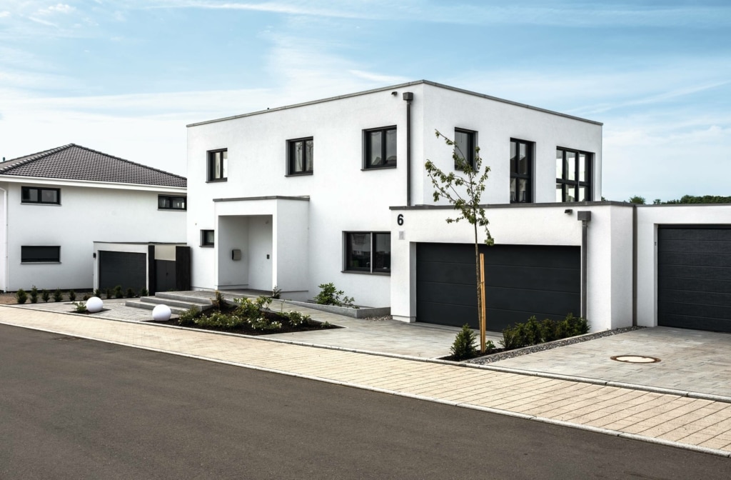 Modernes Haus Balance 400 mit Flachdach und Garage