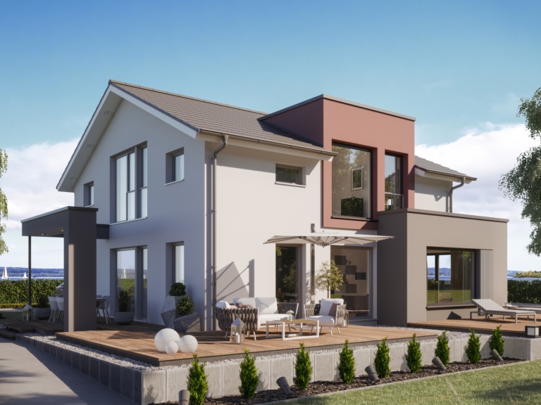 Modernes Einfamilienhaus CONCEPT-M 169 Fellbach mit separatem Büro