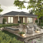 Bungalow Massivhaus