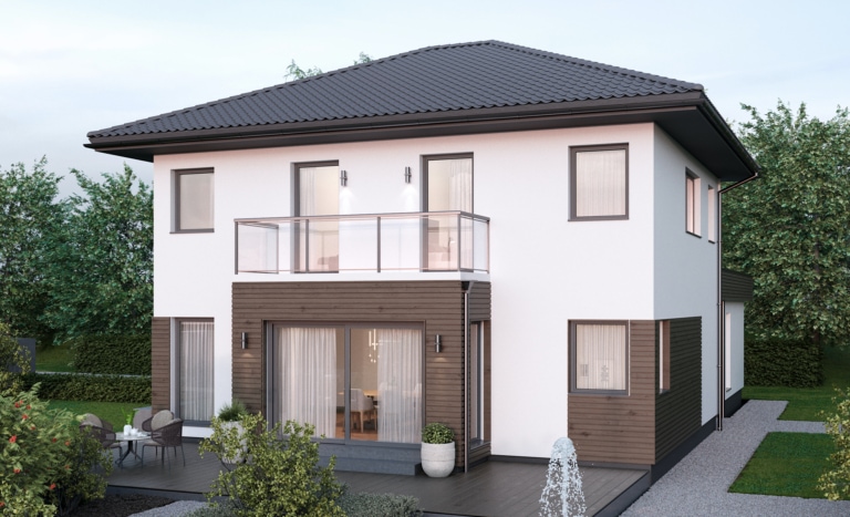 Stadtvilla ELK EH 147 mit Büro Anbau