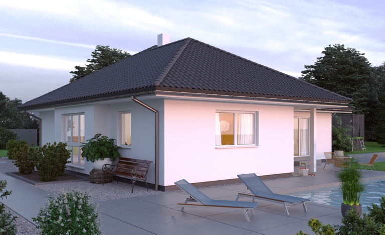Moderner Winkelbungalow ELK BU 123
