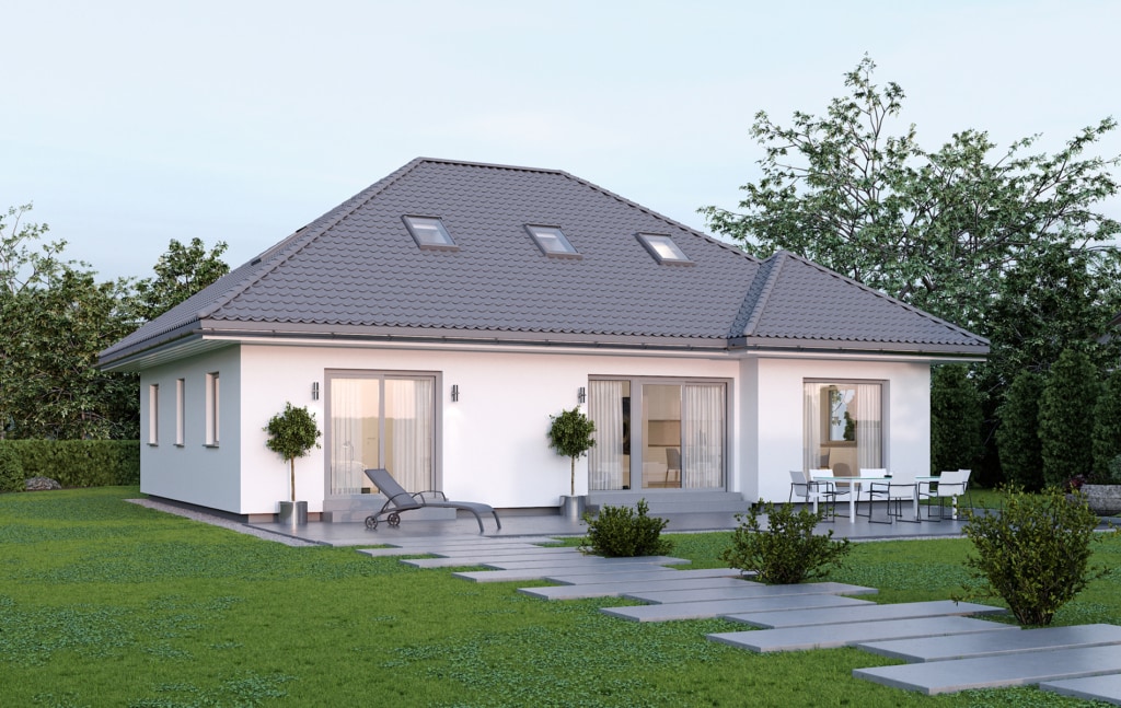 Bungalow Grundriss