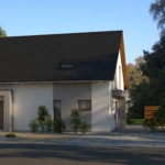 Satteldachhaus mit Balkon